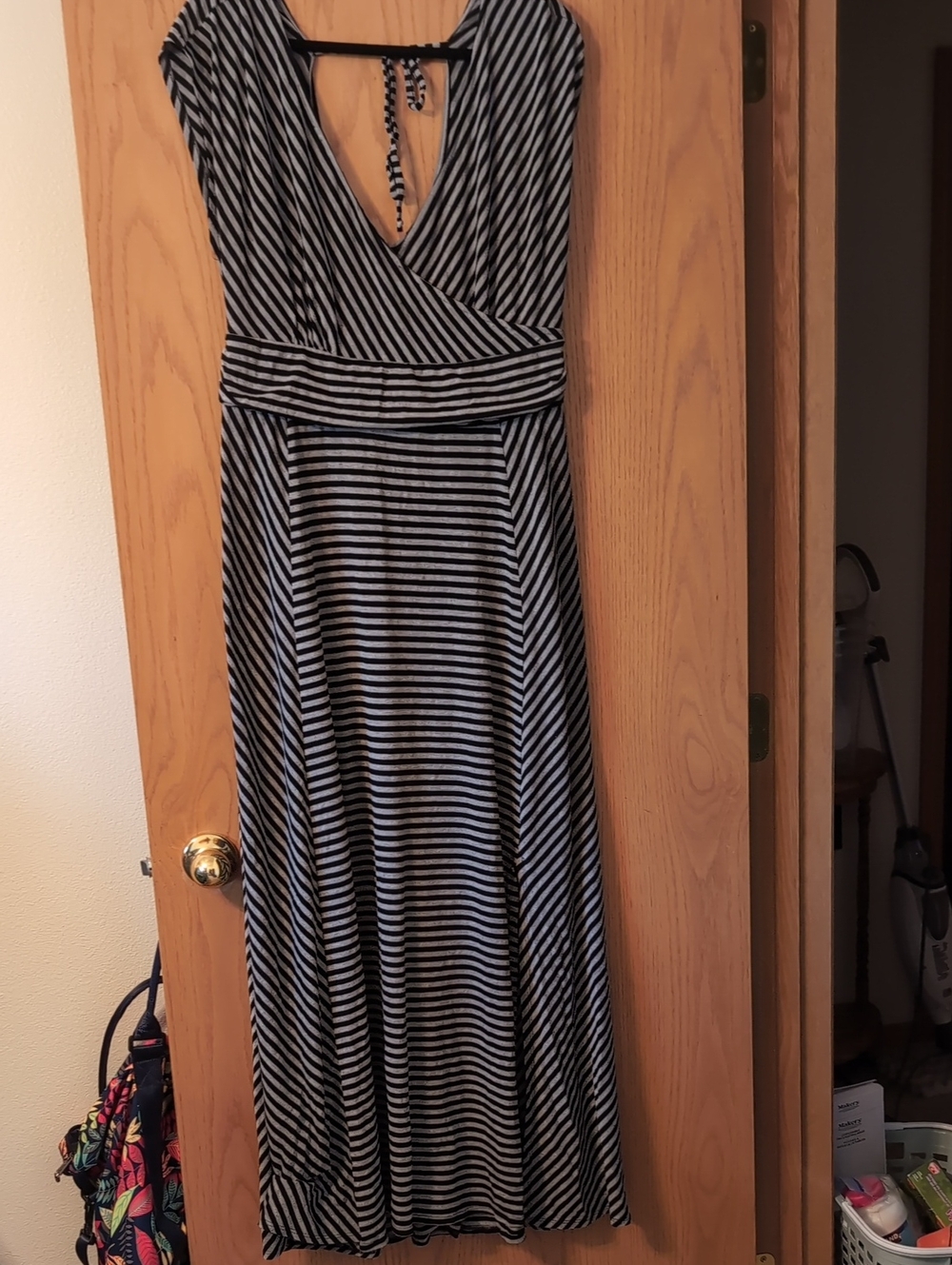 torrid Black and White Striped Maxi Dress
